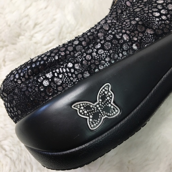 Alegria KAY-241 Black Slip On Clogs Size 35 - Picture 6 of 11